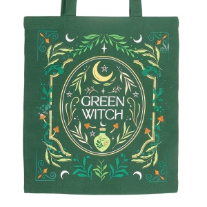 Geanta tote bag Green Witch - Img 3