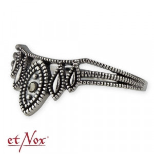 Inel argint cu marcasit Elf 0.9cm - Img 3