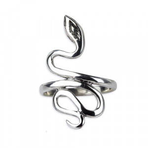 Inel argint Sarpe 3cm