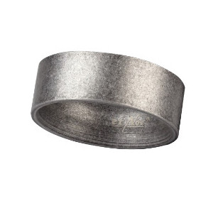 Inel otel inoxidabil cu aspect antichizat Metal 0.8 cm