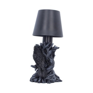 Lampa LED Corb Nevermore – decor gotic fantasy iluminat, 25 cm - Img 2