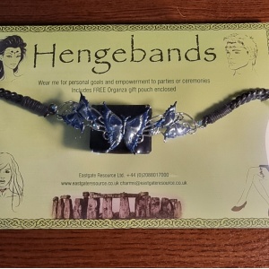 Needfire Butterfly Hengeband – Bijuterie magica pentru frunte cu fluturi, talisman pentru transformare si renastere - Img 2