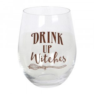 Pahar de vin Drink Up Witches 12 cm