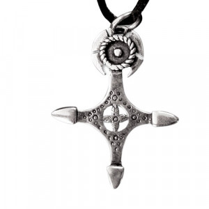 Pandantiv argint Crucea Tuareg 3.8cm