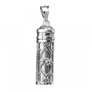Pandantiv argint cu compartiment ascuns Poison Locket 3.7cm