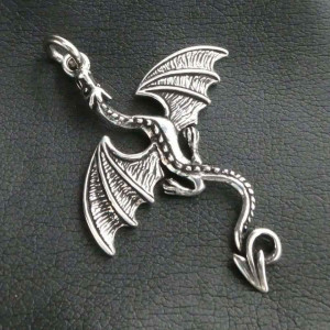 Pandantiv argint Dragon 5.5cm
