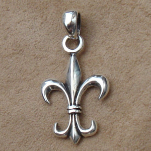 Pandantiv argint Fleur de Lys 3.8cm - Img 2