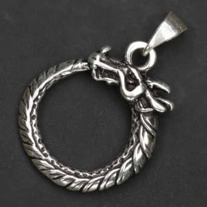 Pandantiv argint Ouroboros 3.2cm
