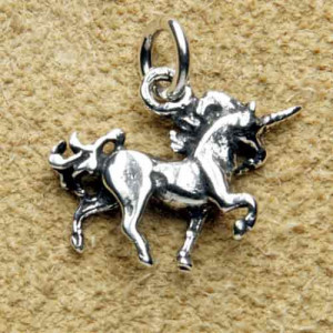 Pandantiv argint Unicorn 2 cm