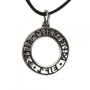 Pandantiv argint Witch Rune 2.6cm