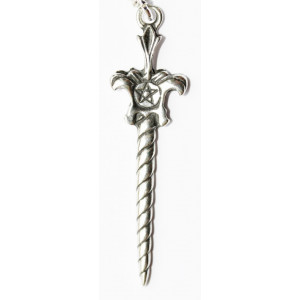Pandantiv cu lantisor Celtic Sorcery - Bagheta unicornului