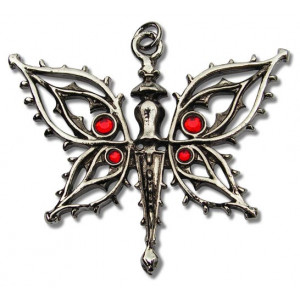 Pandantiv cu lantisor Copiii Noptii - Requiem, placat cu argint, 5 cm - Img 2
