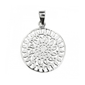 Pandantiv din argint Mandala cu Soare 1.8 cm