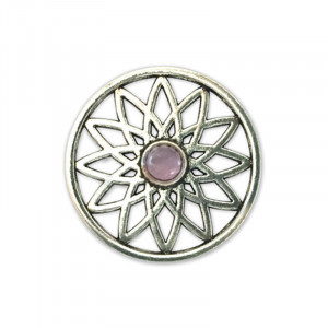 Pandantiv Dreamcatcher cu Ametist, talisman pentru Intelepciune si Echilibru