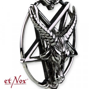 Pandantiv otel inoxidabil Baphomet 3cm - Img 3
