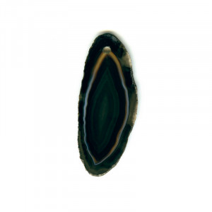 Pandantiv piatra semipretioasa Agata Neagra - Img 1
