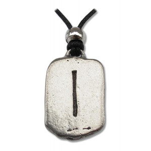 Pandantiv runa Isa, talisman pentru reflectare, 2.5cm