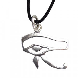 Pandantiv talisman din argint Ochiul lui Horus 2.5cm, protectie si intelepciune