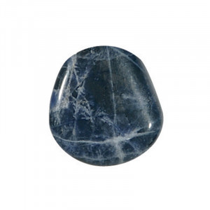 Piatra semipretioasa Sodalit , 1 buc de 3 cm, talisman pentru Implinire si incredere in sine