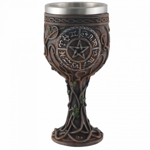 Pocal Wicca Witch Chalice 16 cm