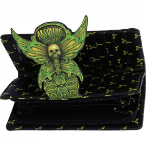 Portofel lung embosat Absinthe - La Fee Verte - 18 cm - Img 6