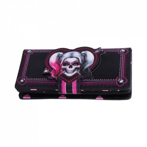 Portofel lung embosat Harley Quinn, Little Monster 18.5 cm - Img 7