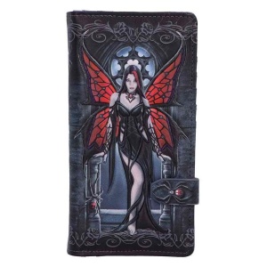 Portofel lung embosat inger Aracnafaria – Anne Stokes (18.5 cm)