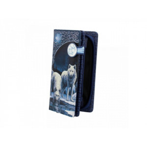 Portofel lung embosat lupi Razboinicii Iernii - Lisa Parker - 19 cm - Img 2