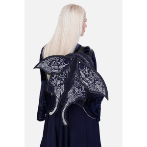 Rucsac gotic dark celestial Umbra Noctis Moth cu aripi 3D mobile - Restyle
