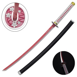 Sabie decorativa cu led katana Demon Slayer - Kanao Tsuyur 98 cm