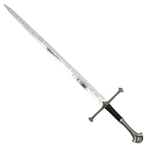 Sabie decorativa cu suport Stapanul Inelelor - Andúril, Aragorn, 132 cm