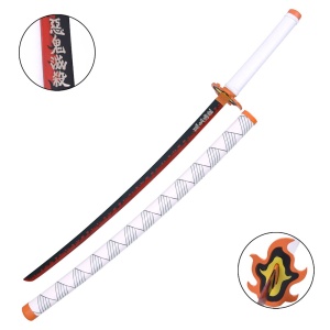 Sabie decorativa katana Demon Slayer: Kimetsu no Yaiba - Rengoku Kyojuro 97 cm