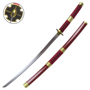 Sabie decorativa katana One Piece - Roronoa Zoro ( Sandai Kitetsu ) 104 cm