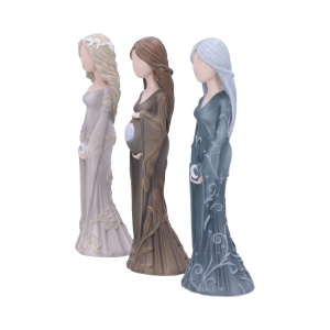 Set 3 statuete Zeita Tripla Wicca - Fecioara, Mama si Batrana, 15 cm - Img 2