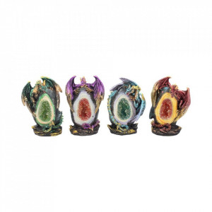 Set 4 statuete Pastratorii geodelor 12 cm - Img 1