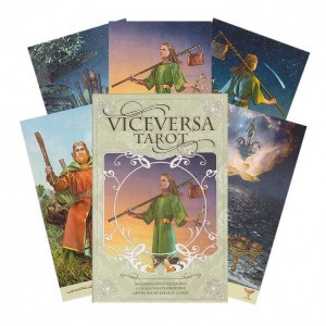 Set carti tarot cu brosura de instructiuni si carte despre arta tarotului Viceversa - Img 1