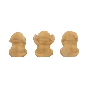 Set statuete Trei Labradori Intelepti 7.5cm - Img 2