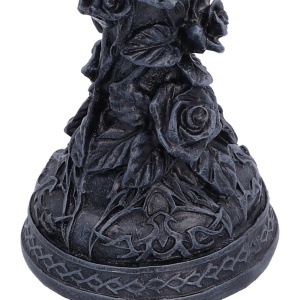 Sfesnic gotic cu trandafiri negri Midnight Rose 20,4 cm - Nemesis Now - Img 5