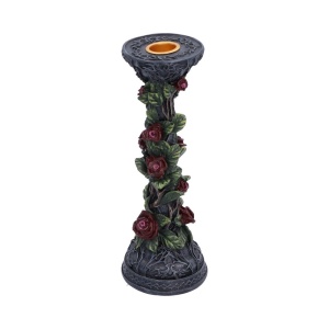 Sfesnic gotic cu trandafiri rosii Scarlet Rose 20,4 cm - Nemesis Now - Img 3