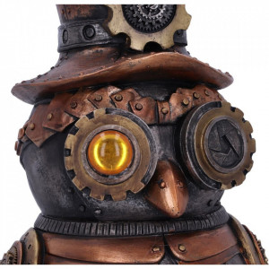 Statueta bufnita steampunk Hootle 23 cm - Img 7
