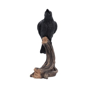 Statueta Corb Raven’s Caw – decor gotic si fantasy, 26.8 cm - Img 4