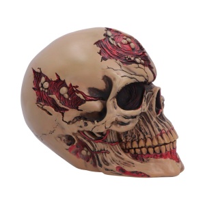 Statueta craniu Hall of Horrors: The Walker of Death – decor gotic si decor fantasy, 15.54 cm - Img 4