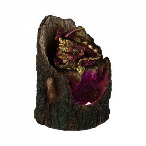 Statueta cu led dragon Arboreal Hatchling - rosu 10cm - Img 4