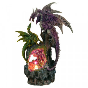 Statueta cu led Dragoni 33cm - Img 2