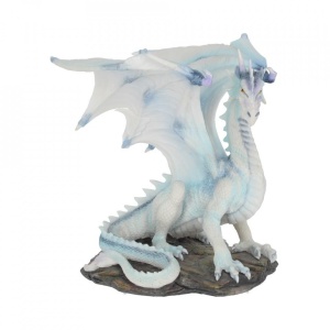 Statueta dragon alb Draconis 19cm