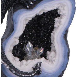 Statueta Dragon Crystal Keeper ( Shadow ) – decor fantasy collector 20.8 cm - Img 5