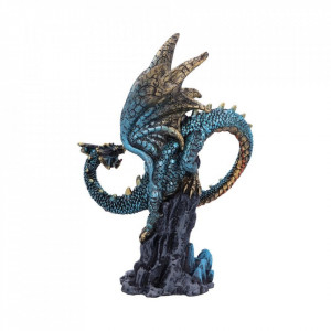 Statueta dragon Hear me Roar (albastru) 14cm - Img 4