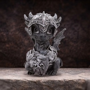 Statueta Dragon Sir Shieldscale – decor fantasy collector - Img 5
