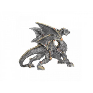 Statueta dragon steampunk Dracus Machina 21 cm - Img 3