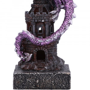 Statueta dragon violet Gardianul Turnului 17.7 cm - Img 6